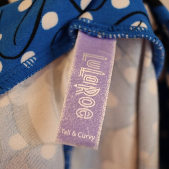 LuLaRoe Minnie Mouse Print Leggings TC Comfortable Stretch Disney Fan Favorite - Picture 9 of 10